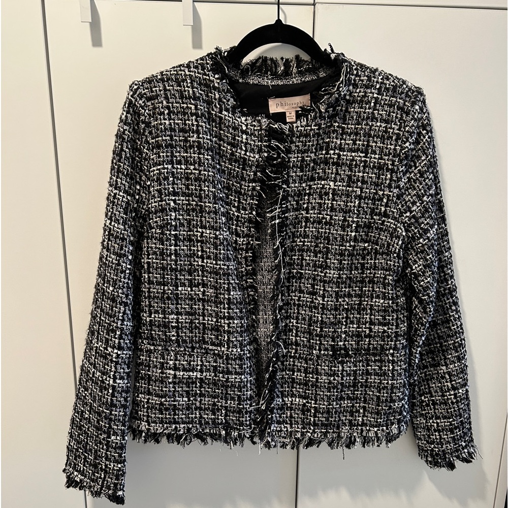 Blazer-Jacket tweed Chanel look M